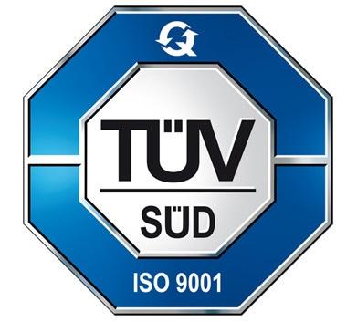 ISO 9001 TÜV SÜD Logo